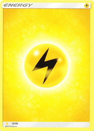 Lightning Energy (12/30) [Sun & Moon: Trainer Kit - Alolan Raichu] | Jomio and Rueliete's Cards and Comics