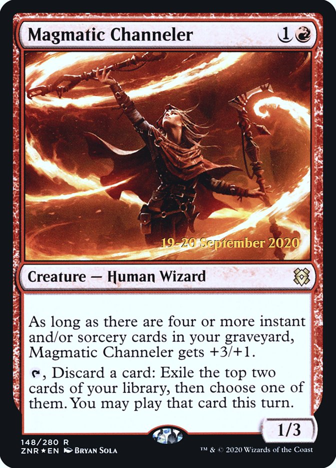 Magmatic Channeler [Zendikar Rising Prerelease Promos] | Jomio and Rueliete's Cards and Comics