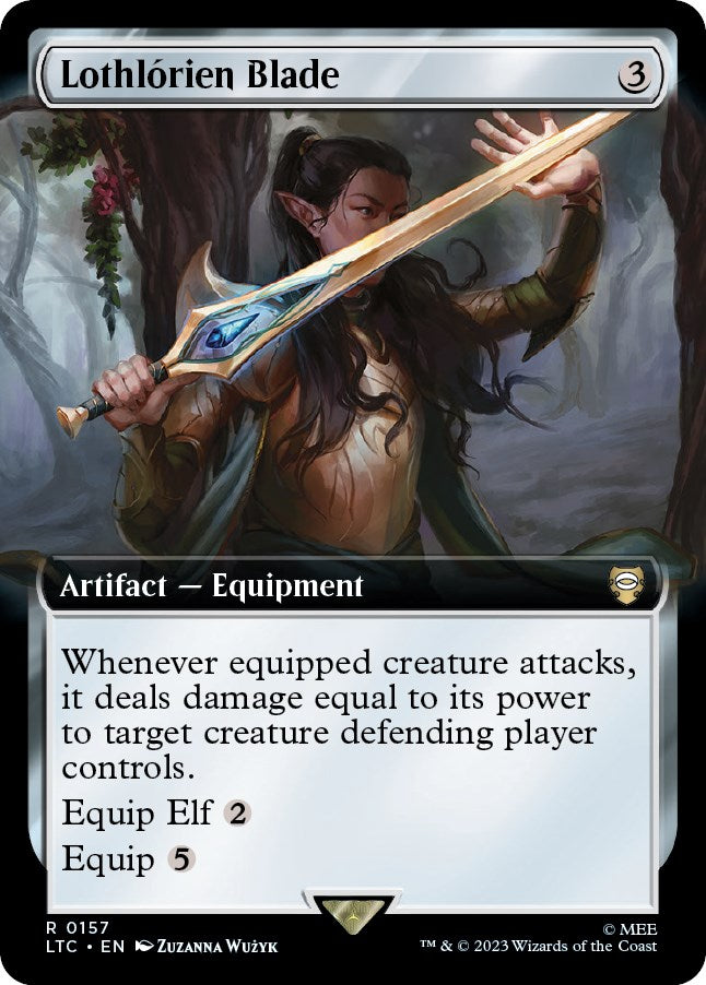 Lothlorien Blade (Extended Art) [The Lord of the Rings: Tales of Middle-Earth Commander] | Jomio and Rueliete's Cards and Comics
