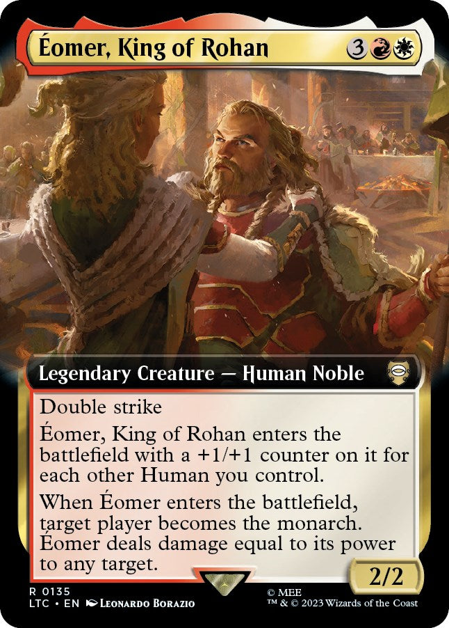 Eomer, King of Rohan (Extended Art) [The Lord of the Rings: Tales of Middle-Earth Commander] | Jomio and Rueliete's Cards and Comics