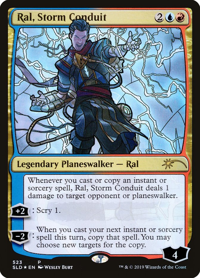 Ral, Storm Conduit (Stained Glass) [Secret Lair Drop Promos] | Jomio and Rueliete's Cards and Comics