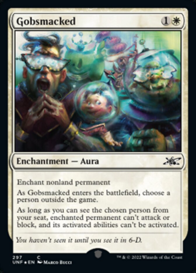 Gobsmacked (Galaxy Foil) [Unfinity] | Jomio and Rueliete's Cards and Comics