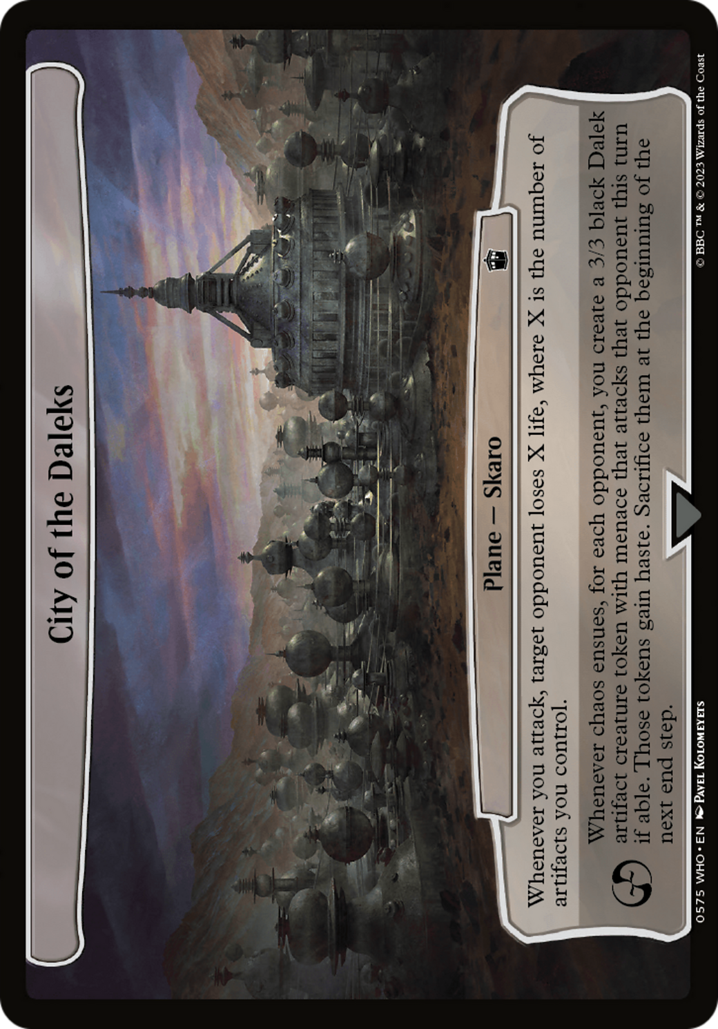 City of the Daleks [Doctor Who] | Jomio and Rueliete's Cards and Comics