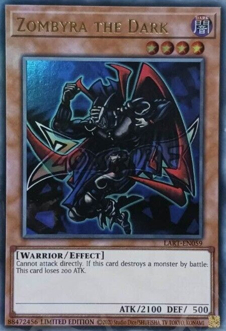 Zombyra the Dark [LART-EN059] Ultra Rare | Jomio and Rueliete's Cards and Comics