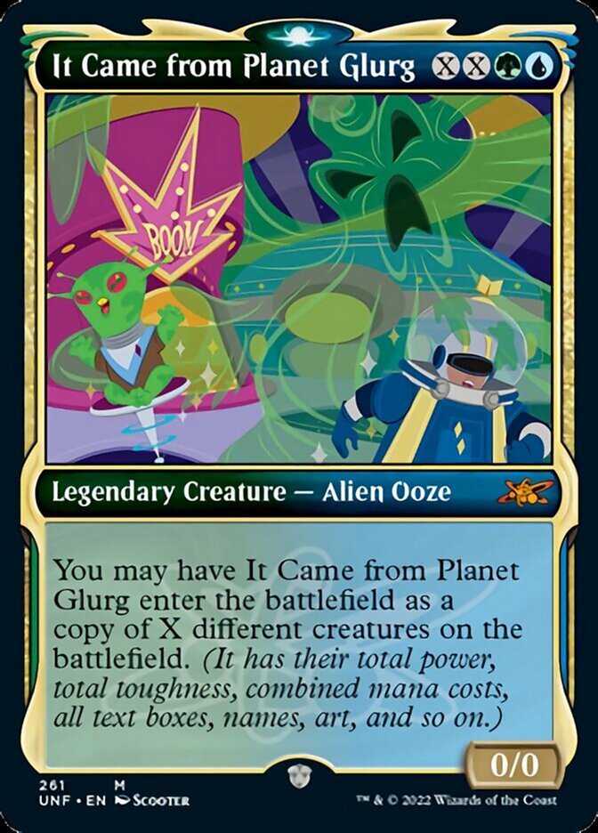 It Came from Planet Glurg (Showcase) [Unfinity] | Jomio and Rueliete's Cards and Comics