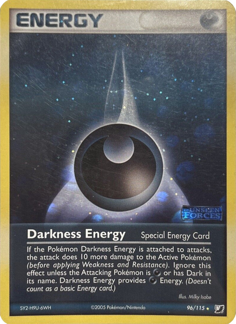Darkness Energy (96/115) (Stamped) [EX: Unseen Forces] | Jomio and Rueliete's Cards and Comics