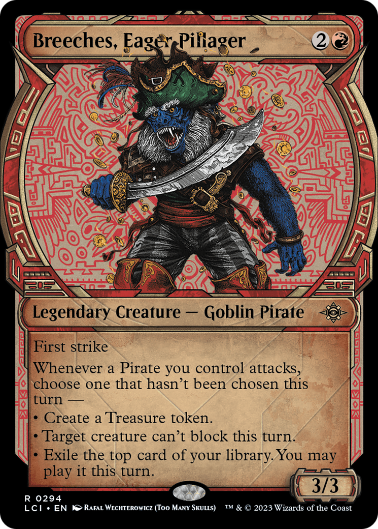 Breeches, Eager Pillager (Showcase) [The Lost Caverns of Ixalan] | Jomio and Rueliete's Cards and Comics