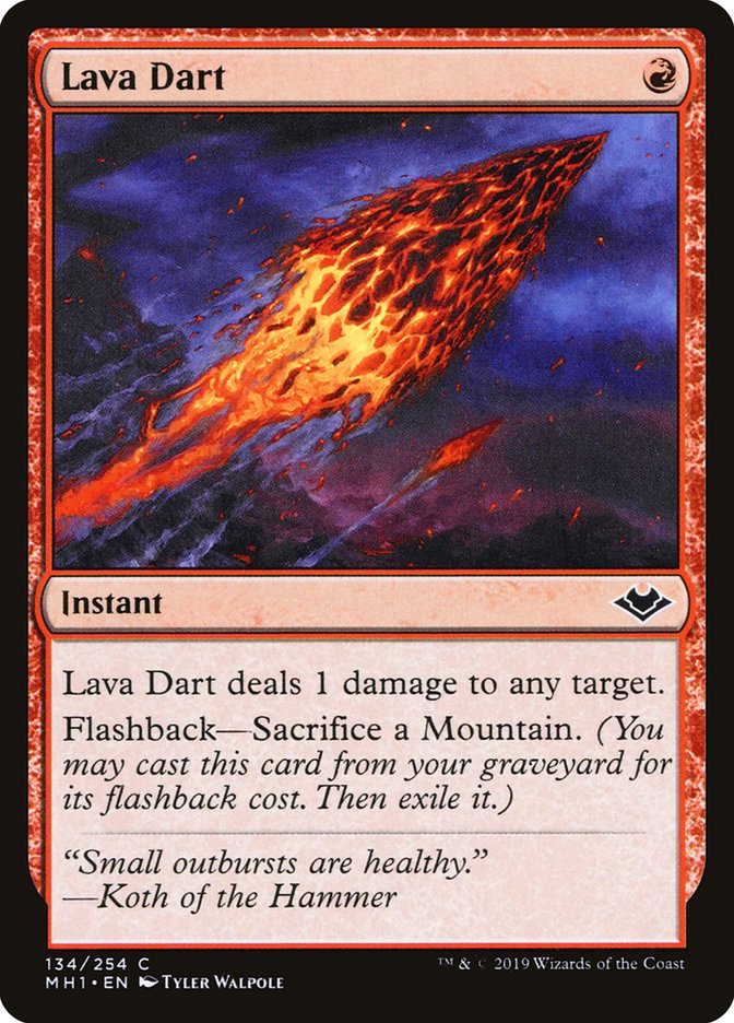 Lava Dart [Modern Horizons] | Jomio and Rueliete's Cards and Comics