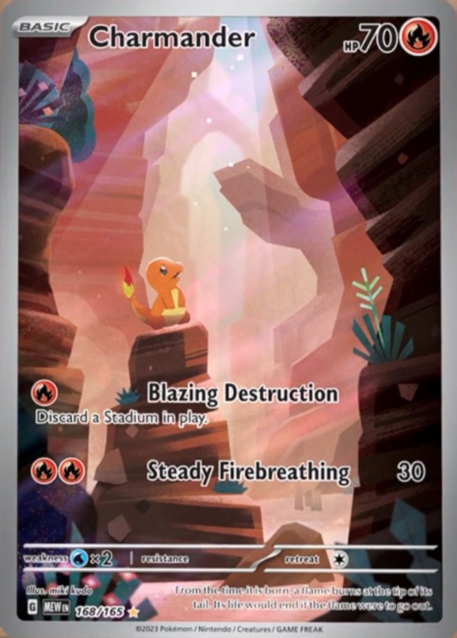 Charmander (168/165) [Scarlet & Violet 151] | Jomio and Rueliete's Cards and Comics