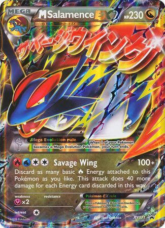 M Salamence EX (XY171) (Jumbo Card) [XY: Black Star Promos] | Jomio and Rueliete's Cards and Comics