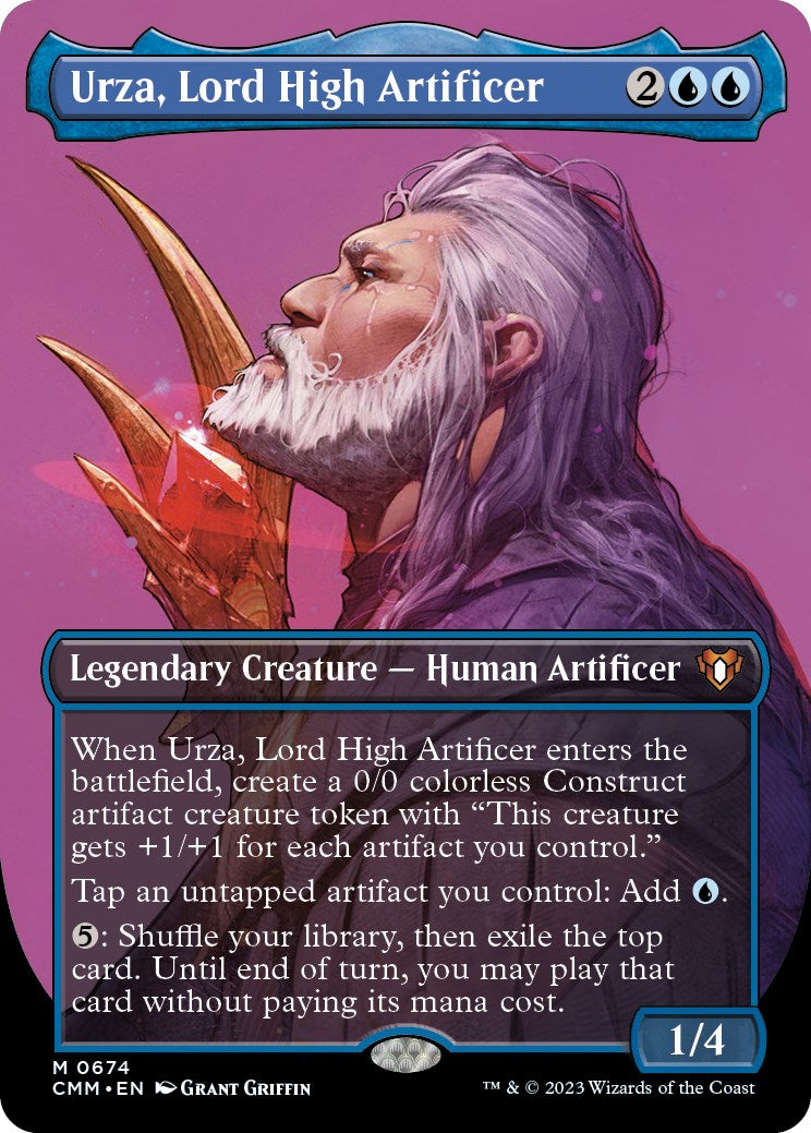 Urza, Lord High Artificer (Borderless Profile) [Commander Masters] | Jomio and Rueliete's Cards and Comics