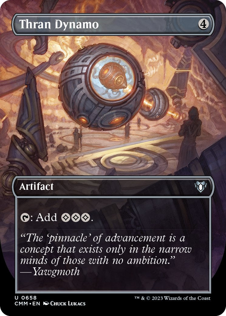 Thran Dynamo (Borderless Alternate Art) [Commander Masters] | Jomio and Rueliete's Cards and Comics