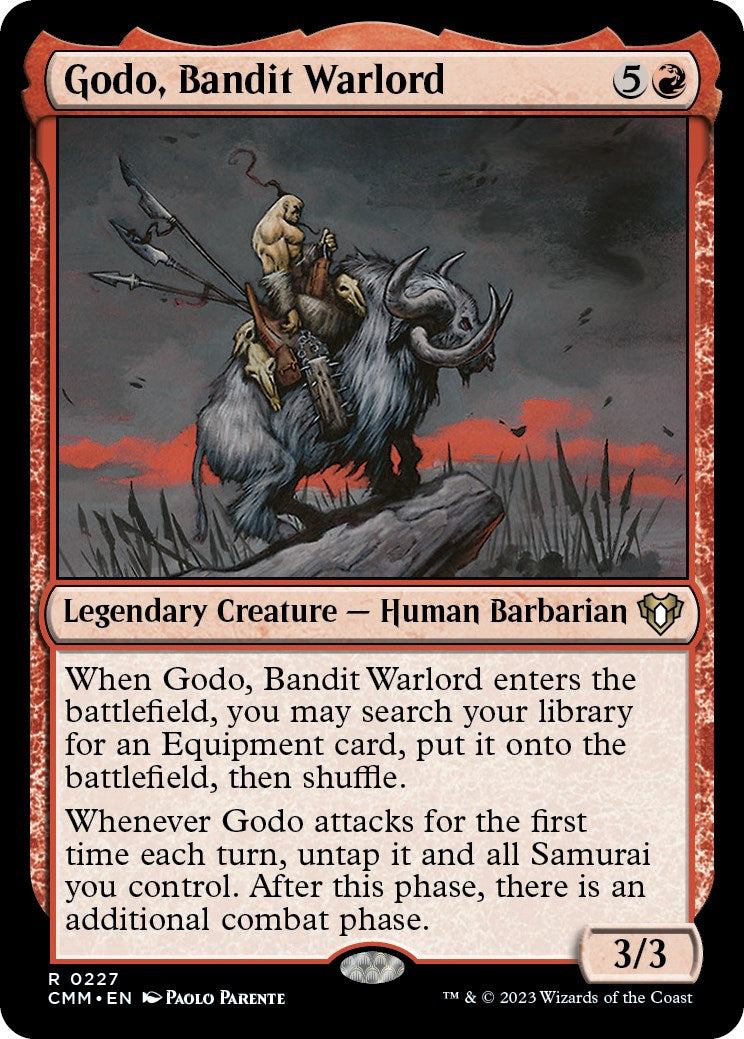 Godo, Bandit Warlord [Commander Masters] | Jomio and Rueliete's Cards and Comics