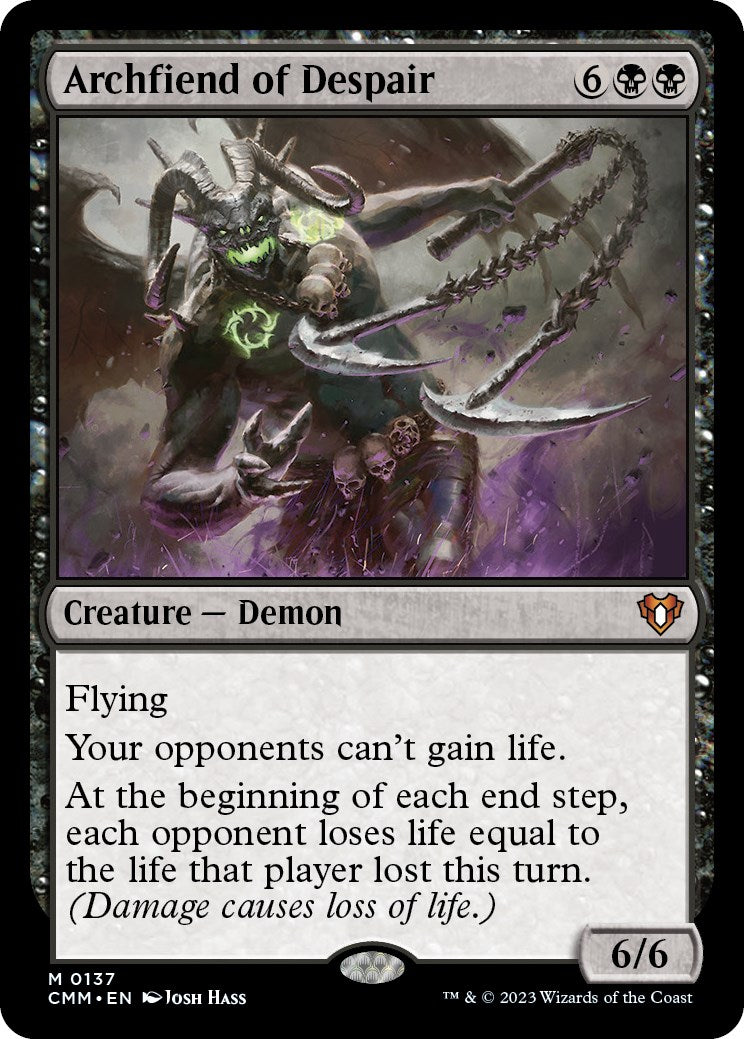 Archfiend of Despair [Commander Masters] | Jomio and Rueliete's Cards and Comics