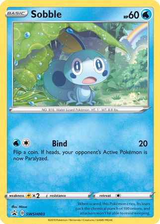 Sobble (SWSH003) [Sword & Shield: Black Star Promos] | Jomio and Rueliete's Cards and Comics
