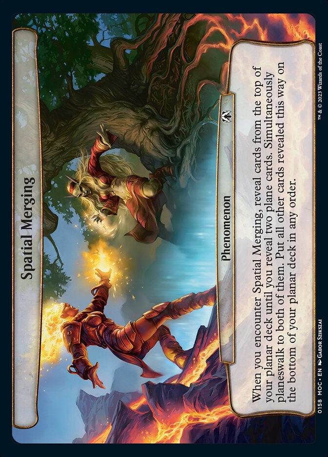 Spatial Merging [March of the Machine Commander] | Jomio and Rueliete's Cards and Comics