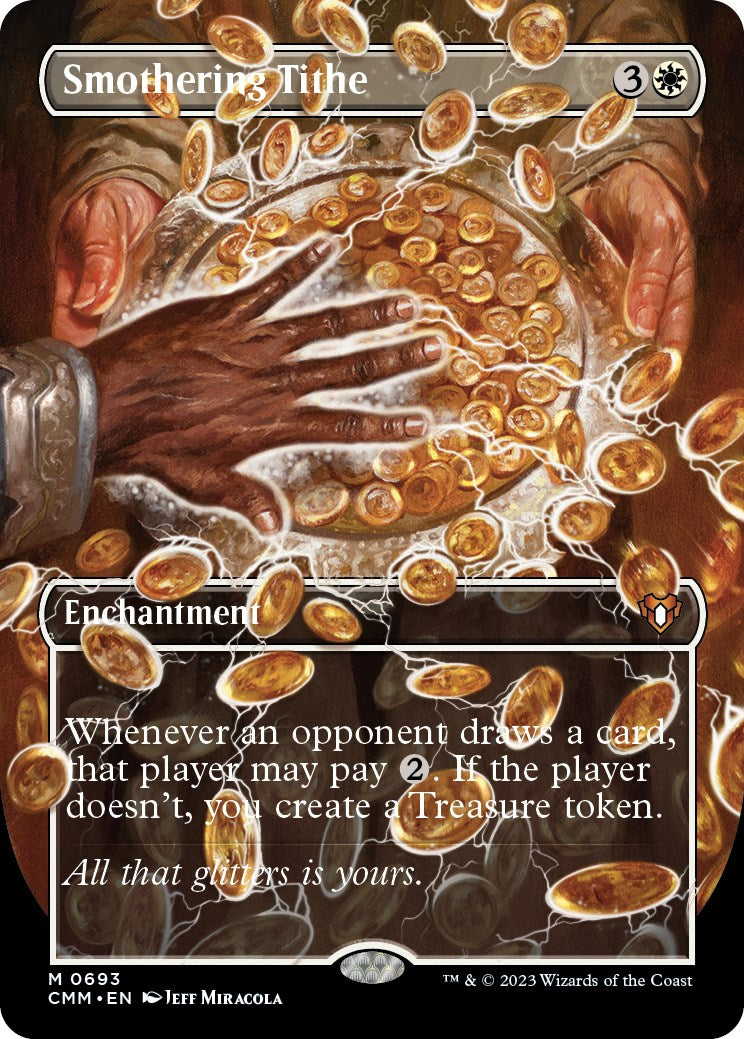 Smothering Tithe (Borderless Alternate Art) [Commander Masters] | Jomio and Rueliete's Cards and Comics