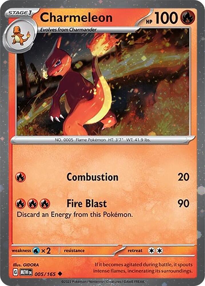 Charmeleon (005) (Cosmos Holo) [Scarlet & Violet: Black Star Promos] | Jomio and Rueliete's Cards and Comics