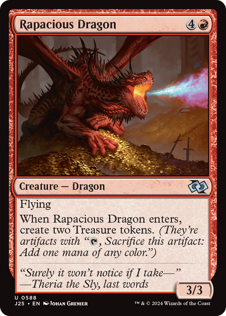 Rapacious Dragon [Foundations Jumpstart] | Jomio and Rueliete's Cards and Comics