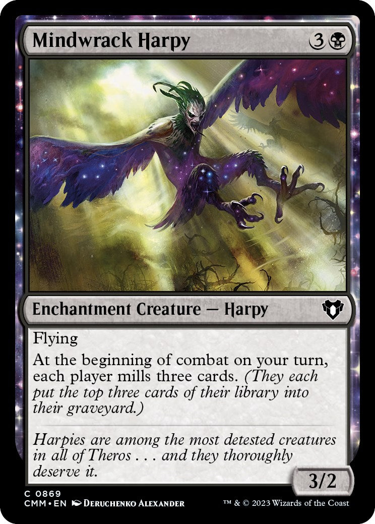 Mindwrack Harpy [Commander Masters] | Jomio and Rueliete's Cards and Comics