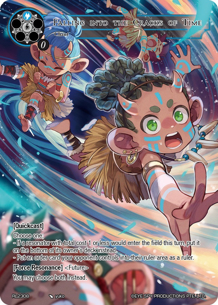 Falling into the Cracks of Time (RL2308) [Promo Cards] | Jomio and Rueliete's Cards and Comics