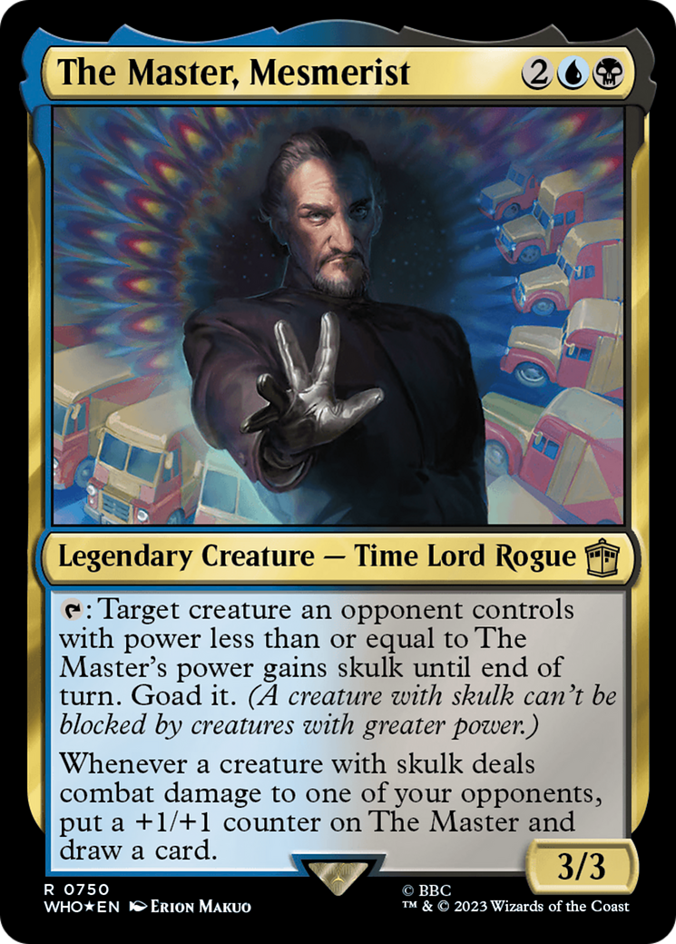 The Master, Mesmerist (Surge Foil) [Doctor Who] | Jomio and Rueliete's Cards and Comics