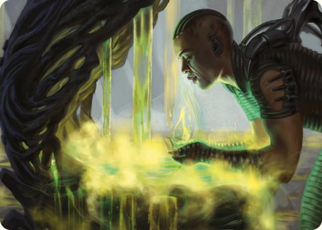 Necrogen Communion Art Card [Phyrexia: All Will Be One Art Series] | Jomio and Rueliete's Cards and Comics