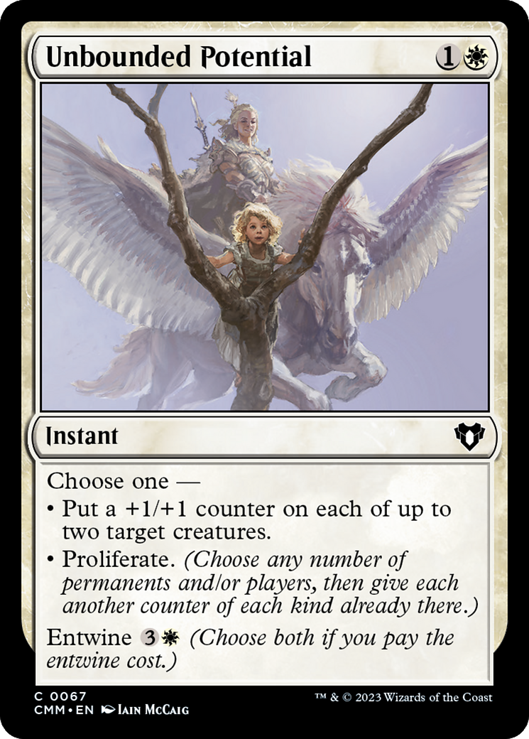 Unbounded Potential [Commander Masters] | Jomio and Rueliete's Cards and Comics