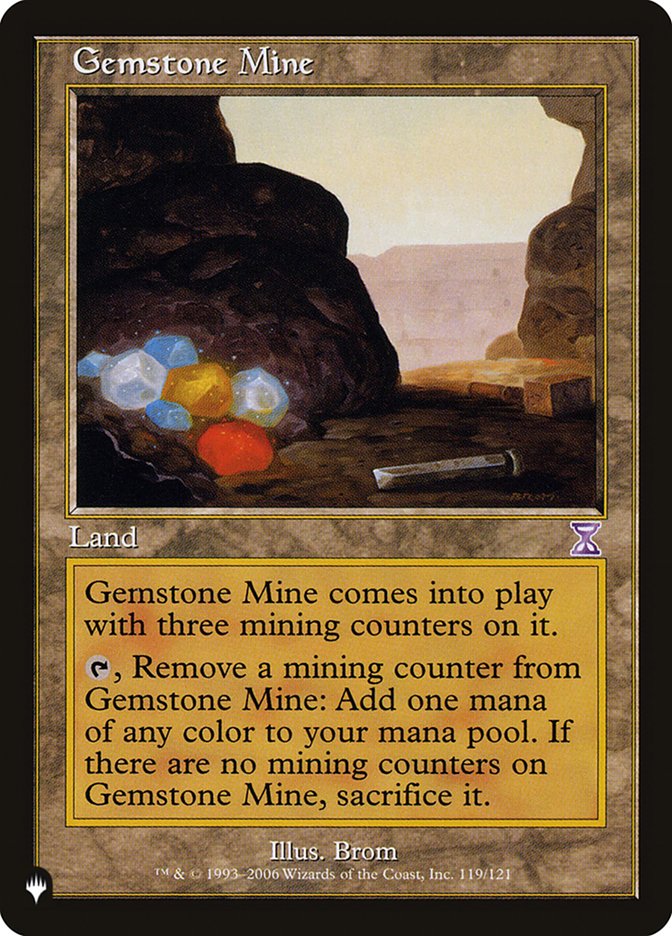 Gemstone Mine [The List] | Jomio and Rueliete's Cards and Comics