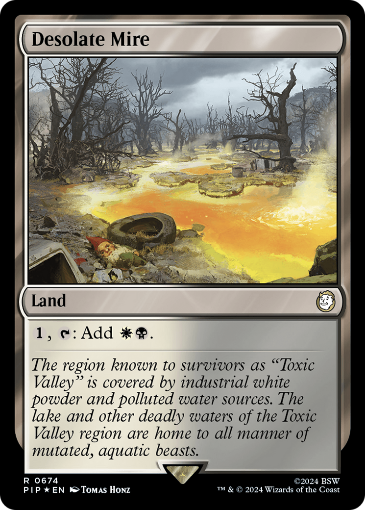 Desolate Mire (Surge Foil) [Fallout] | Jomio and Rueliete's Cards and Comics