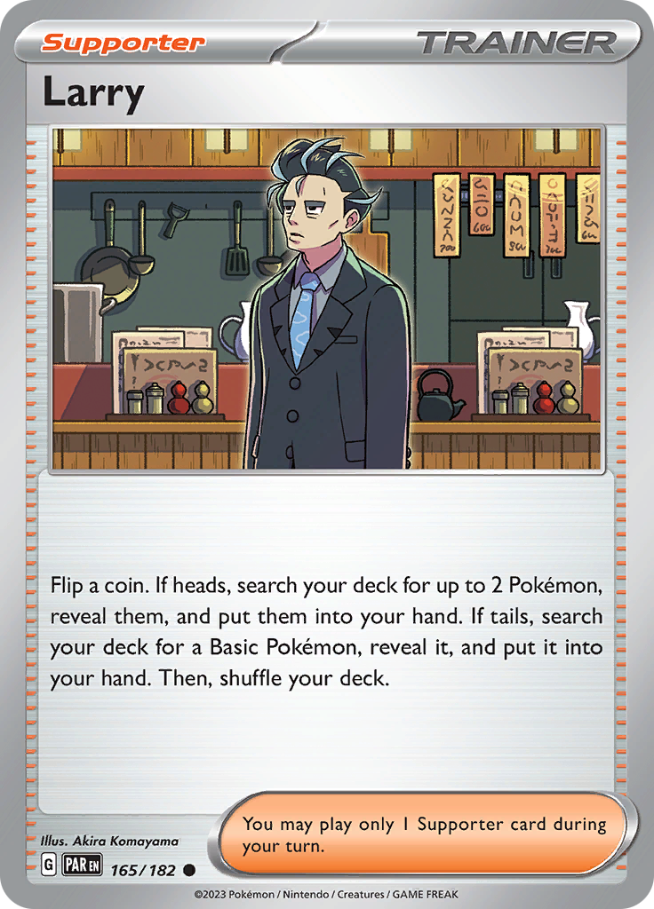 Larry (165/182) [Scarlet & Violet: Paradox Rift] | Jomio and Rueliete's Cards and Comics
