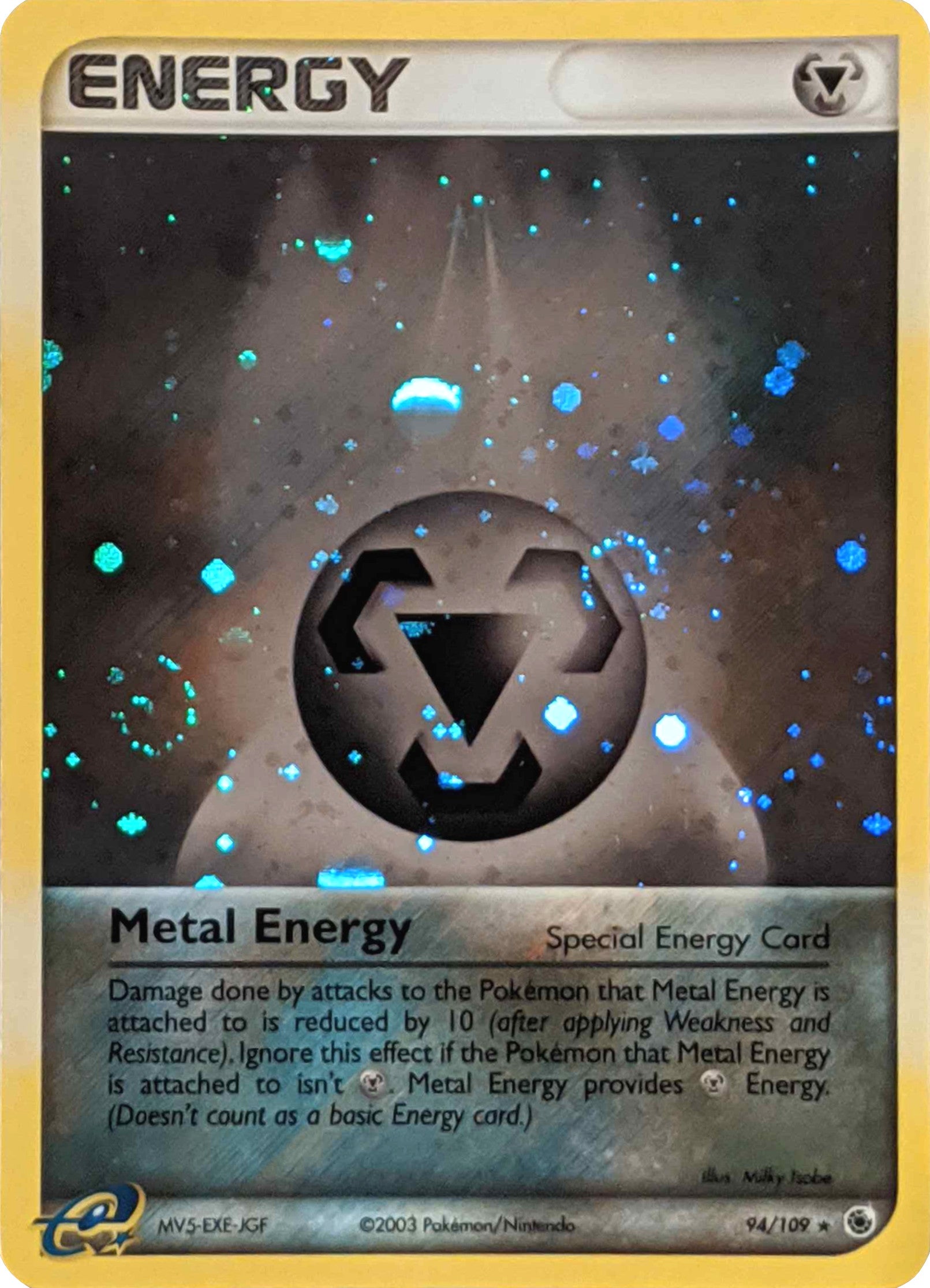 Metal Enery (94/109) (Cosmos Holo) [EX: Ruby & Sapphire] | Jomio and Rueliete's Cards and Comics