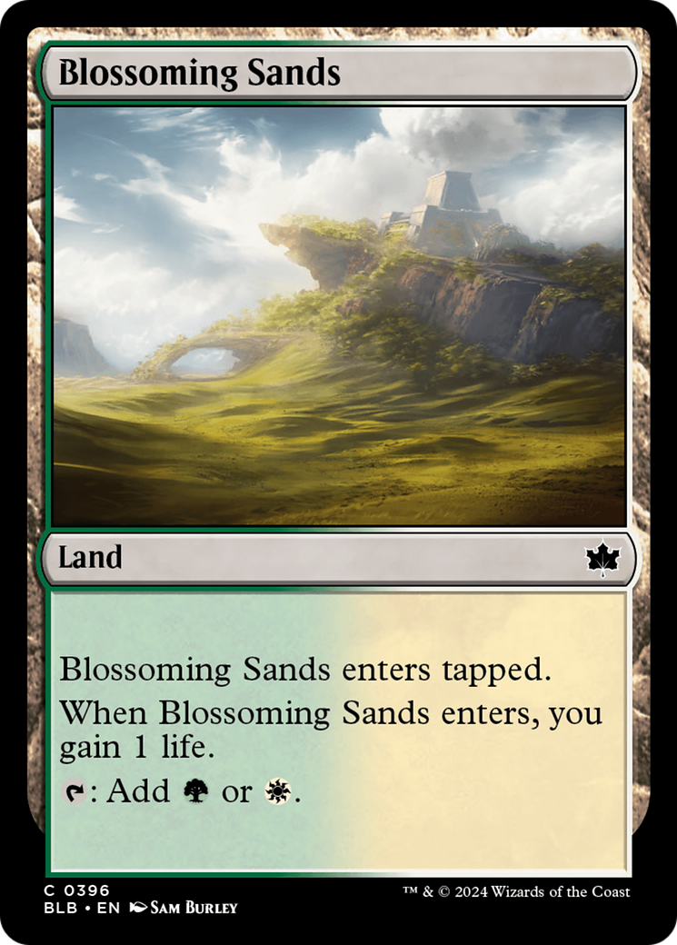 Blossoming Sands [Bloomburrow] | Jomio and Rueliete's Cards and Comics