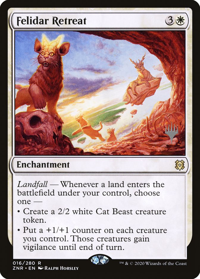 Felidar Retreat (Promo Pack) [Zendikar Rising Promos] | Jomio and Rueliete's Cards and Comics