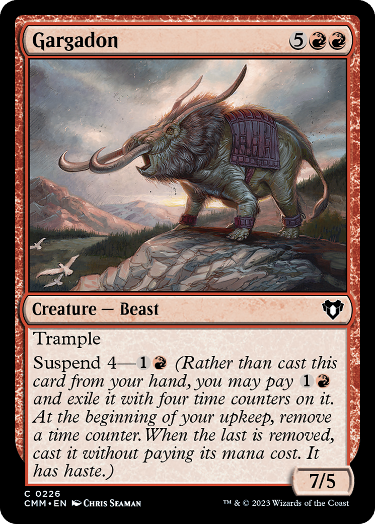 Gargadon [Commander Masters] | Jomio and Rueliete's Cards and Comics