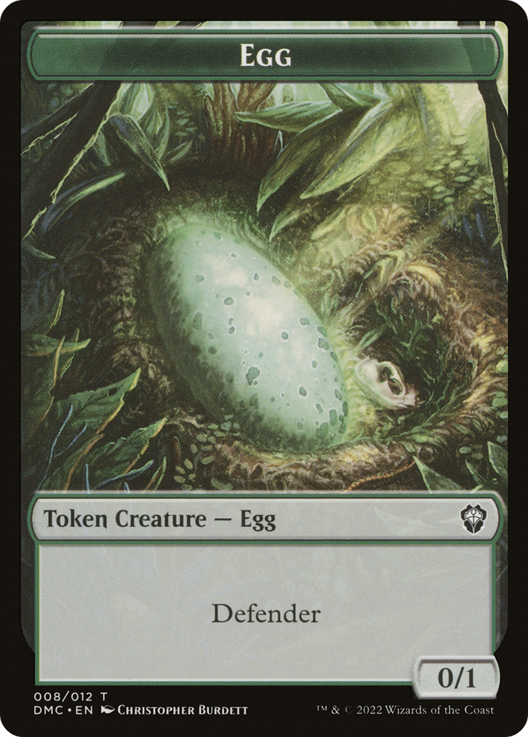 Treasure // Egg Double-Sided Token [Secret Lair Drop Series] | Jomio and Rueliete's Cards and Comics