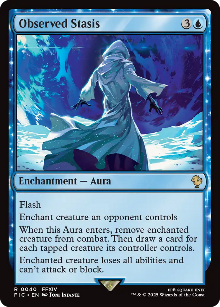 Observed Stasis [FINAL FANTASY Commander] | Jomio and Rueliete's Cards and Comics