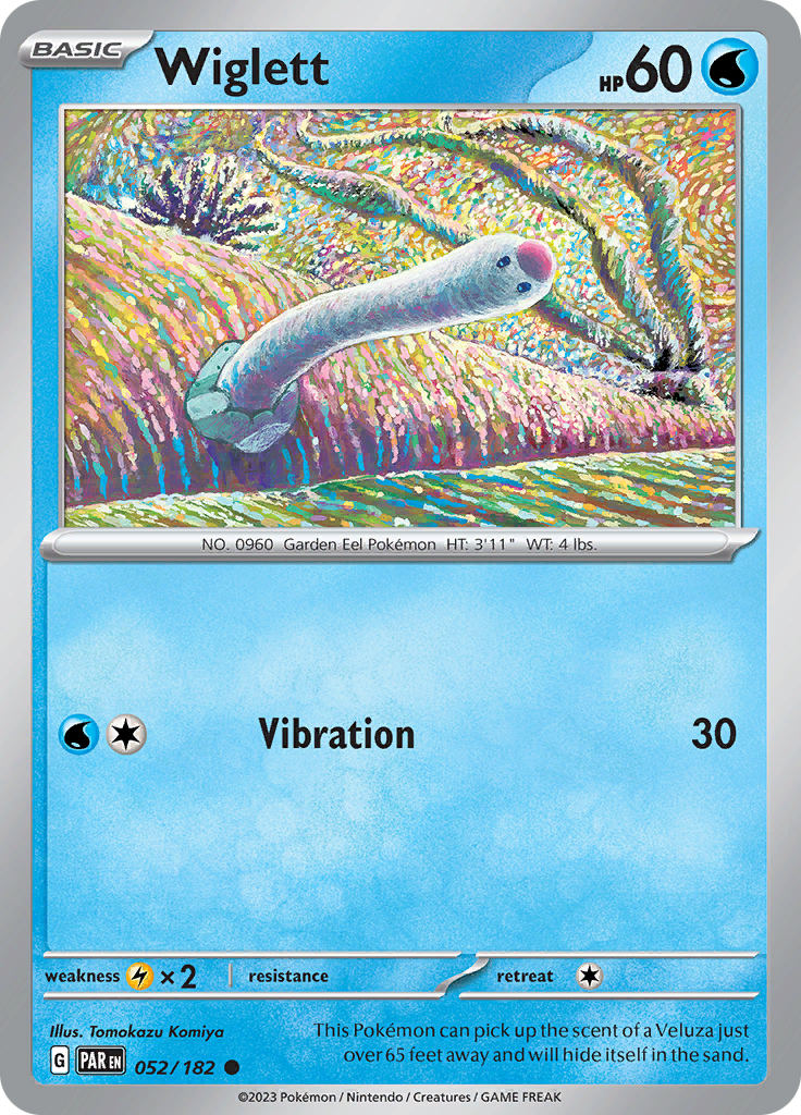 Wiglett (052/182) [Scarlet & Violet: Paradox Rift] | Jomio and Rueliete's Cards and Comics
