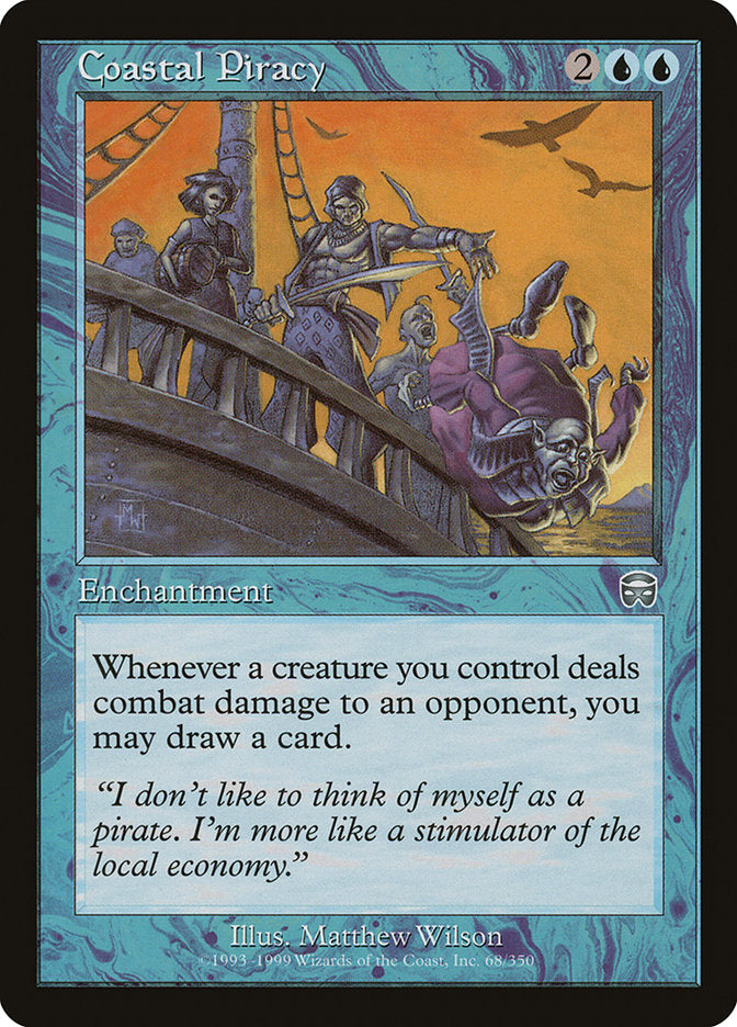 Coastal Piracy [Mercadian Masques] | Jomio and Rueliete's Cards and Comics