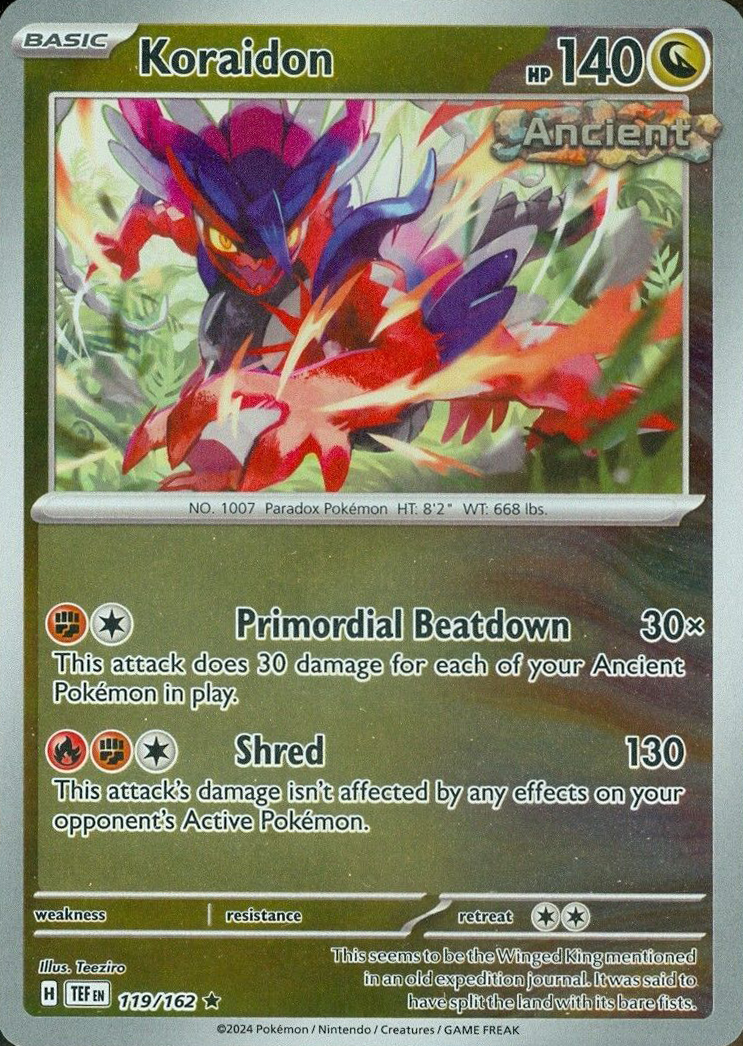 Koraidon (119/162) [Scarlet & Violet: Temporal Forces] | Jomio and Rueliete's Cards and Comics