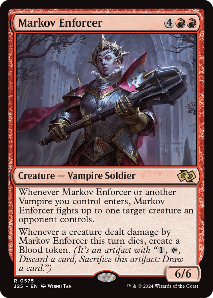 Markov Enforcer [Foundations Jumpstart] | Jomio and Rueliete's Cards and Comics