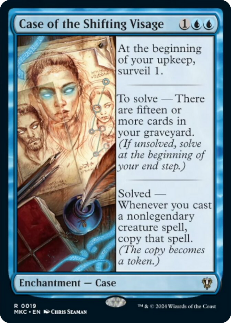 Case of the Shifting Visage [Murders at Karlov Manor Commander] | Jomio and Rueliete's Cards and Comics