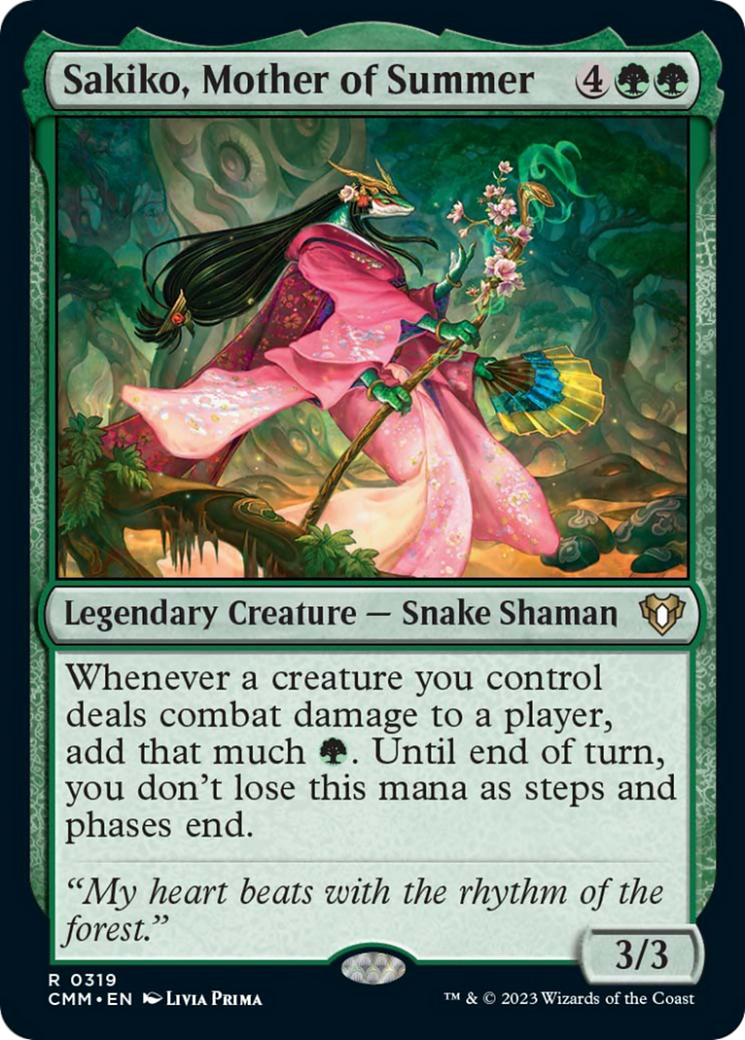 Sakiko, Mother of Summer [Commander Masters] | Jomio and Rueliete's Cards and Comics