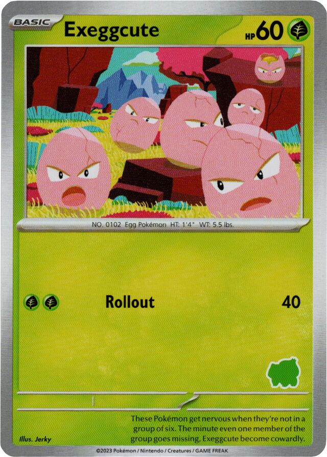 Exeggcute [My First Battle] | Jomio and Rueliete's Cards and Comics