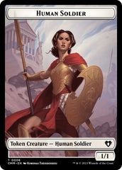 Human Soldier // Zombie (0013) Double-Sided Token [Commander Masters Tokens] | Jomio and Rueliete's Cards and Comics