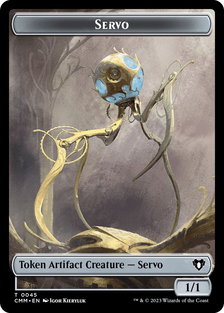 Servo // Construct (0041) Double-Sided Token [Commander Masters Tokens] | Jomio and Rueliete's Cards and Comics