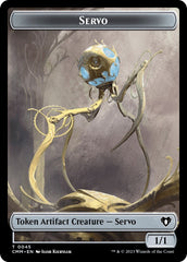 Servo // Thrull Double-Sided Token [Commander Masters Tokens] | Jomio and Rueliete's Cards and Comics