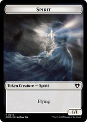 Spirit (0010) // Satyr Double-Sided Token [Commander Masters Tokens] | Jomio and Rueliete's Cards and Comics