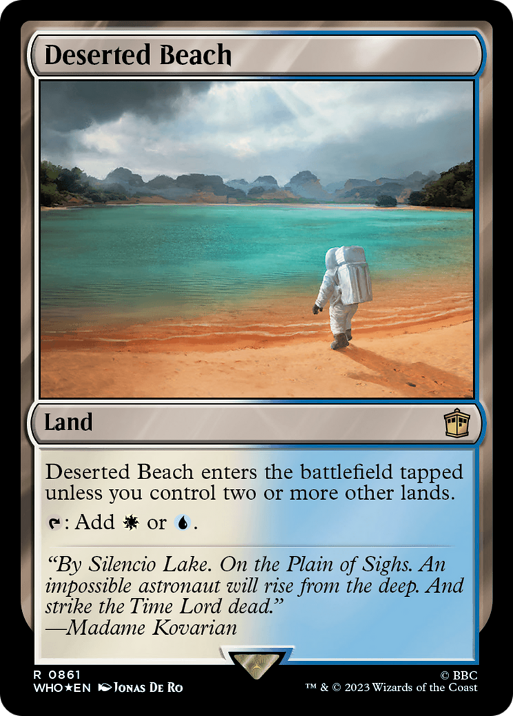 Deserted Beach (Surge Foil) [Doctor Who] | Jomio and Rueliete's Cards and Comics