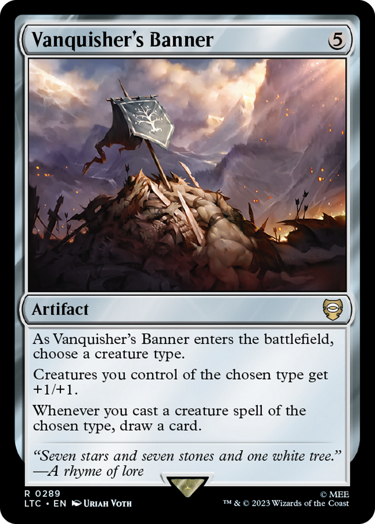 Vanquisher's Banner [The Lord of the Rings: Tales of Middle-Earth Commander] | Jomio and Rueliete's Cards and Comics